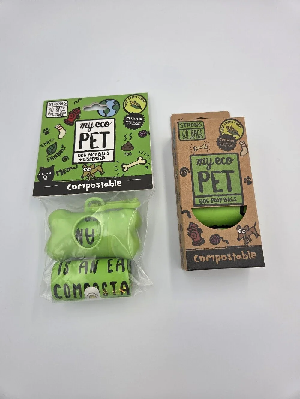 My Eco Pet Dog Poop Bag Dispenser And Refills Nwt